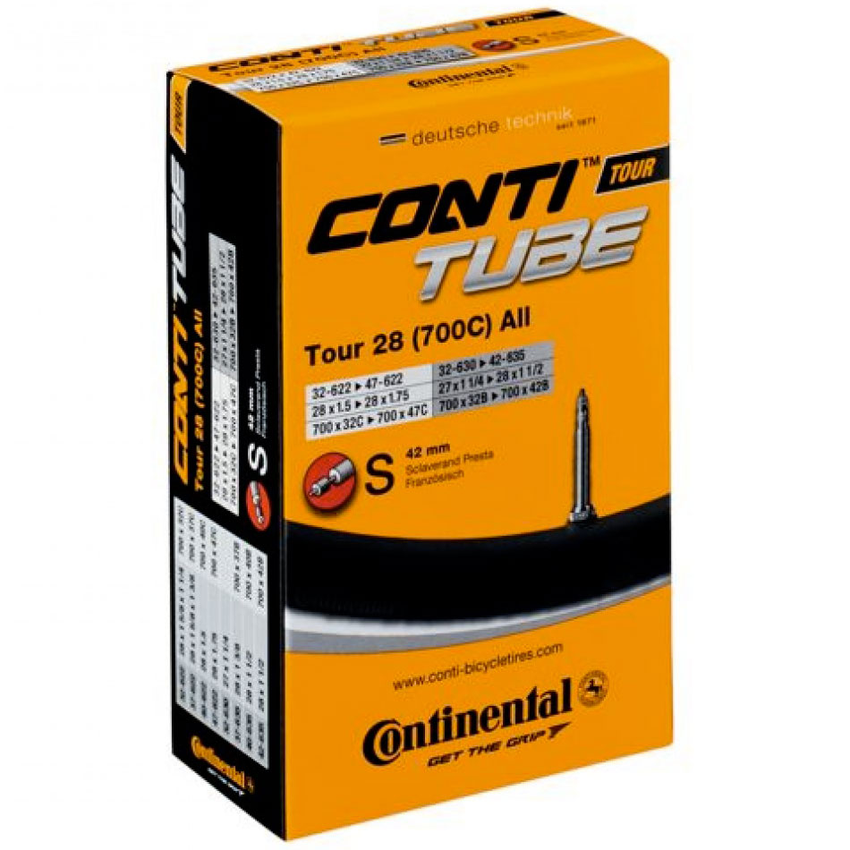 Купить Камера CONTINENTAL Tour 700x28-37c, спортивный 42 мм