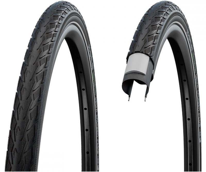 Купить Покрышка SCHWALBE Delta Cruiser Plus, 28x2.0, антипрокольная