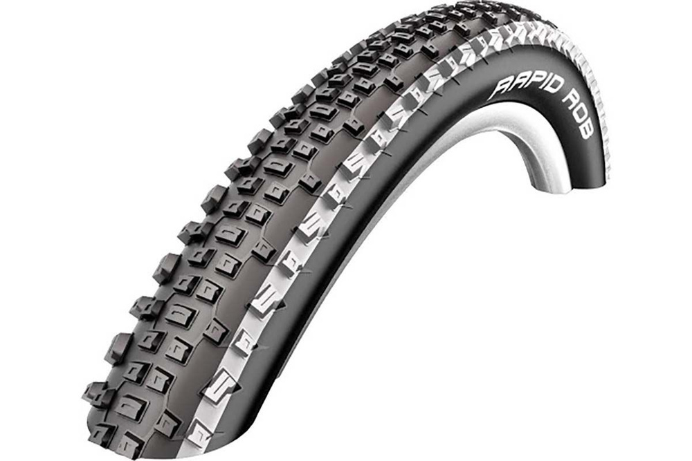 Купить Покрышка SCHWALBE RAPID ROB 29x2.25 с белыми полосами, K-Guard, 05-11101399