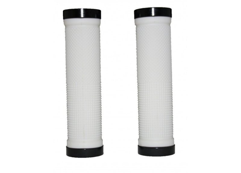 Купить Грипсы VINCA SPORT H-G119 129 мм белые/черный