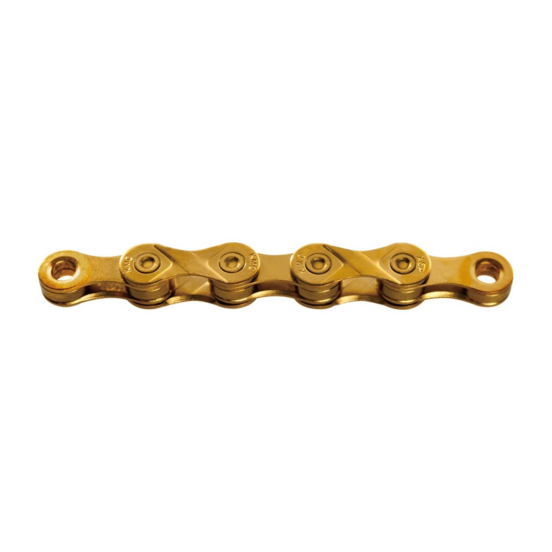 Купить Цепь KMCX9 Ti-N Gold 9 ск., 114 зв., с замком, золотистая 