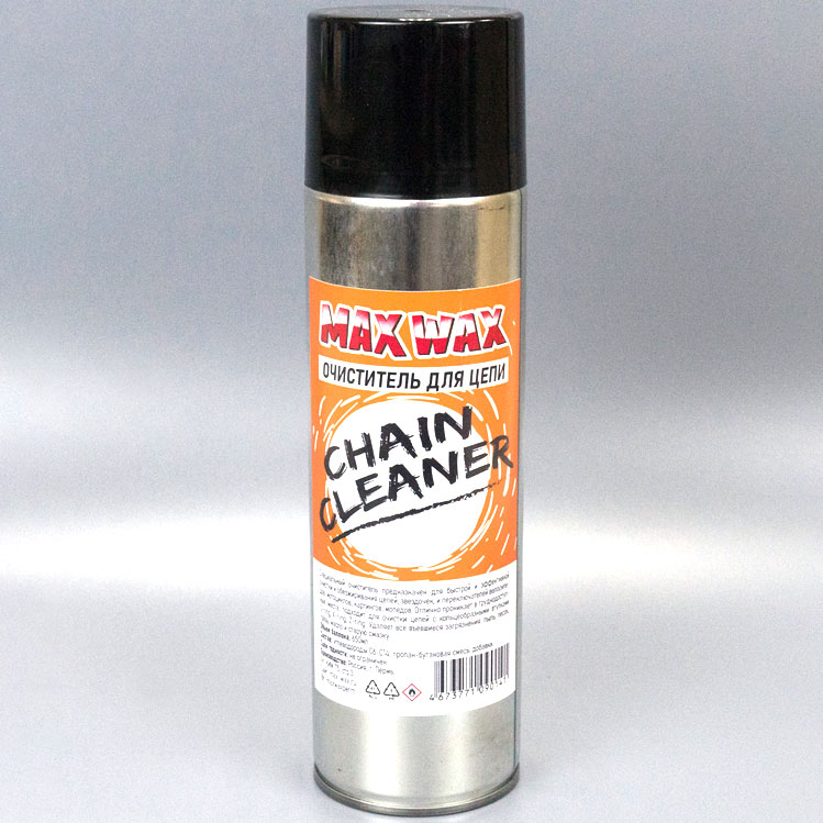 Купить Очиститель для вело и мотоцепи MAX WAX Chain Cleaner, аэрозоль, 650 мл