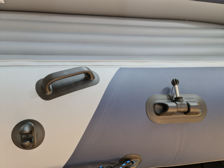 Купить Надувная лодка НДНД GROUPER 335 цвет графитово-серый