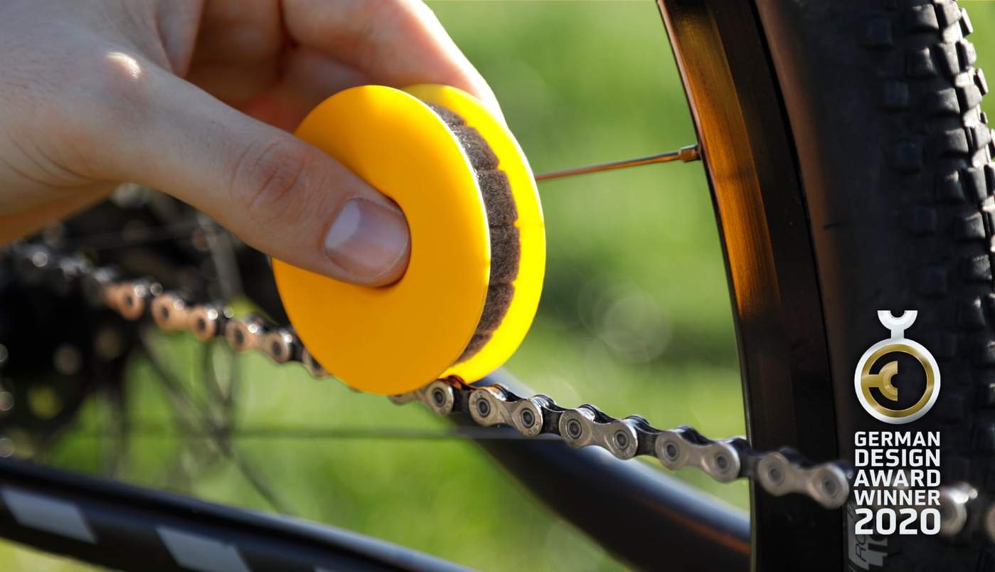 диск для смазки велосипедной цепи