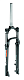Купить Амортизационная вилка RST Capa T, 27.5 дюймов х28.6, 80мм, D, черная