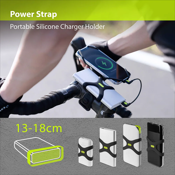 Купить Держ. для POWER BANK Bike Phone Charger Accessory Kit силик., крепление на руль, вынос. раму BONE, 07-210410